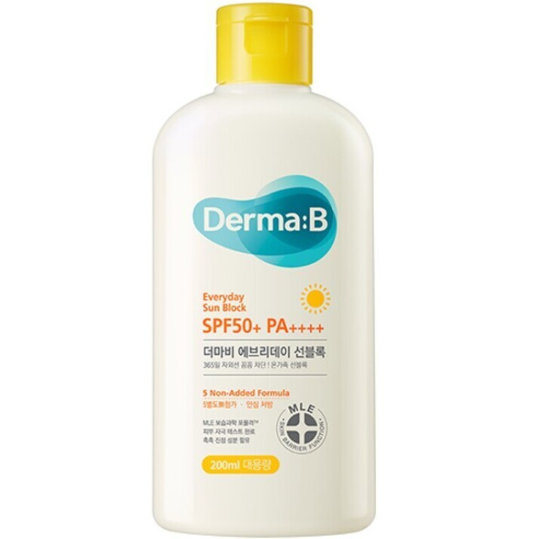 Derma:B Everyday Sun Block Ламеллярный солнцезащитный лосьон для лица и тела  SPF 50+ PA++++
