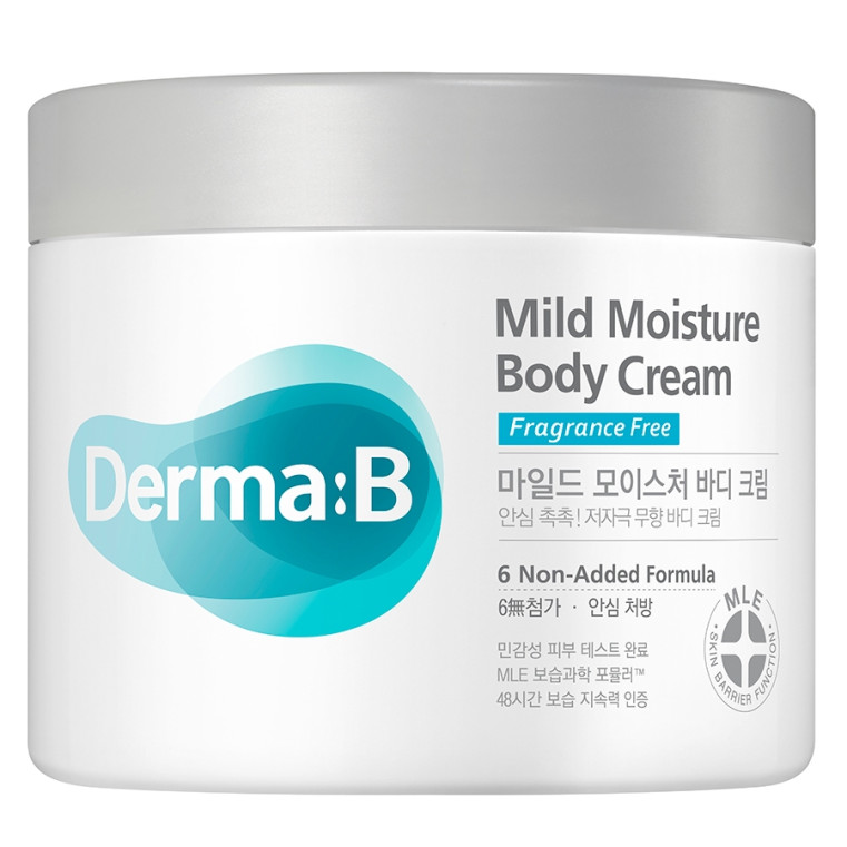 DERMA:B Mild Moisture Body Cream Мультиламеллярный питательный крем для тела