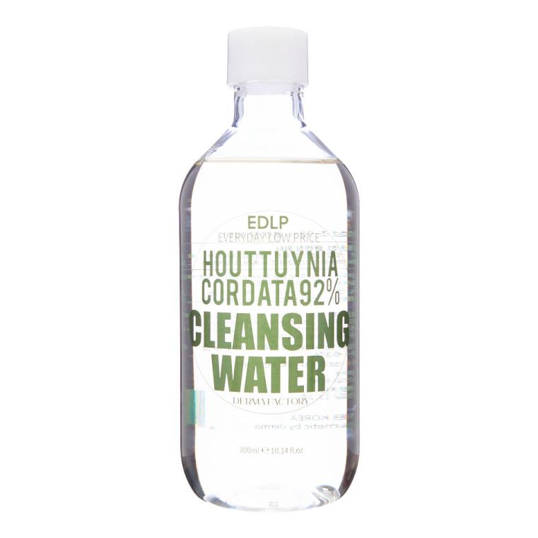 Derma Factory Houttuynia Cordata 92% Cleansing Water Очищающая вода для лица с экстрактом цветка хау