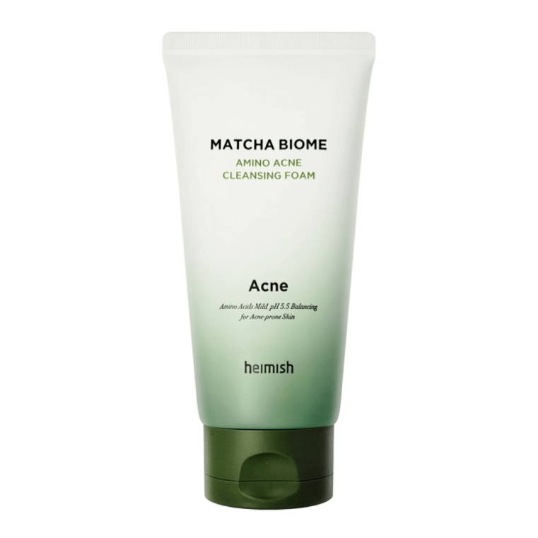 Heimish Matcha Biome Amino Acne Cleansing Foam Противовоспалительная пенка с матча и пробиотиками, 150мл