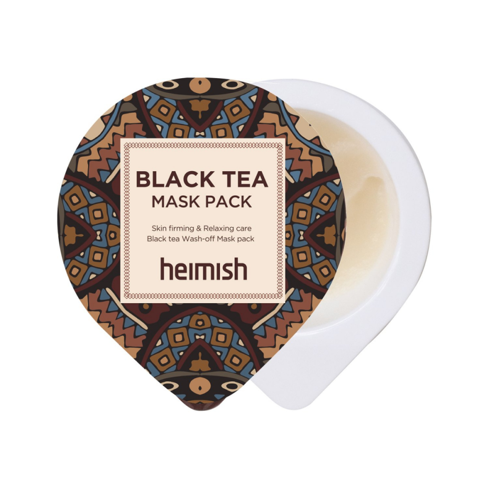 Heimish Black Tea Mask Pack Антиоксидантная маска против отеков, 5мл.