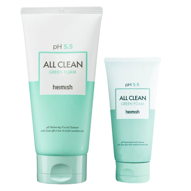 Heimish pH 5.5 All Clean Green Foam Слабокислотный гель для умывания для чувствительной кожи
