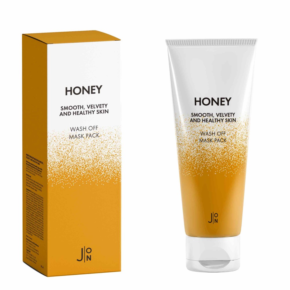 J:ON Honey Smooth Velvety and Healthy Skin Wash Off Mask Pack Смываемая маска с мёдом, 50мл