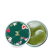 JayJun Green Tea Eye Gel Patch Гидрогелевые патчи с лепестками зелёного чая