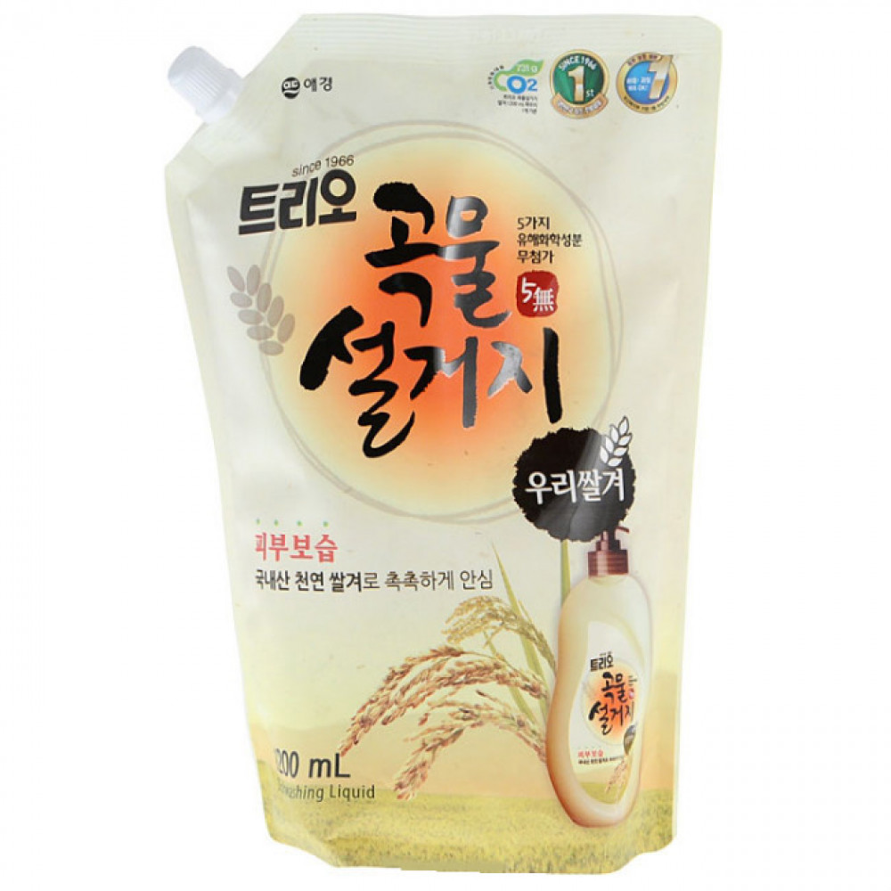 Aekyung Trio Grain Dishwashing Detergent Средство для мытья посуды ТРИО Пшеница