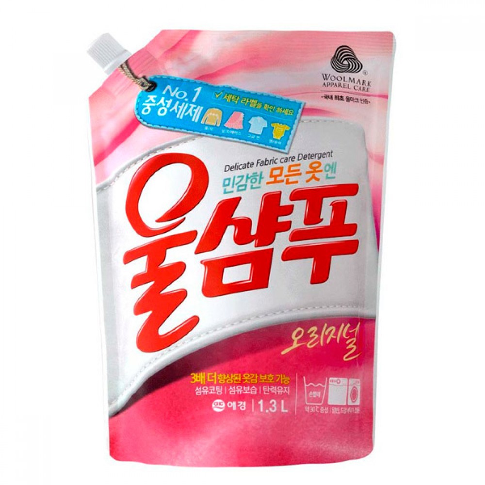 Aekyung Kerasys Wool Shampoo Original Жидкое средство для стирки - Оригинальный