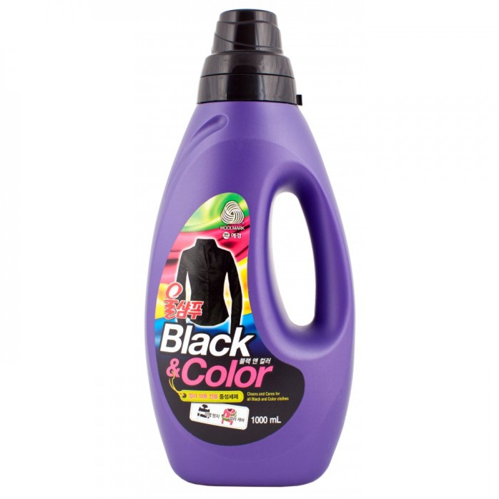 Aekyung KeraSys Wool Shampoo Black & Color Жидкое средство для стирки