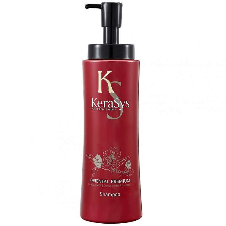 Kerasys Oriental Premium Shampoo Шампунь с маслом камелии, 600мл
