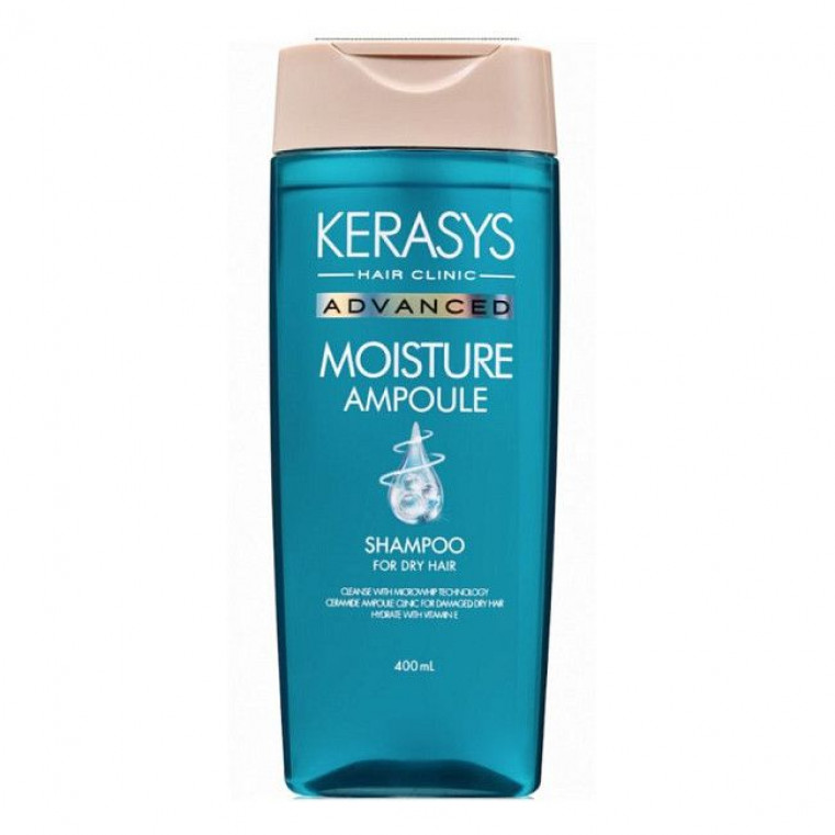 Kerasys ADVANCED Moisture Ampoule Shampoo Шампунь с Керамидами Увлажнение