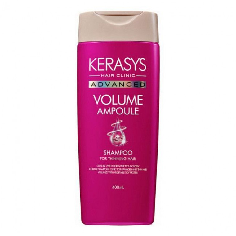 Kerasys Advanced Volume Ampoule Shampoo Шампунь ампульный для придания объема волосам с коллагеном