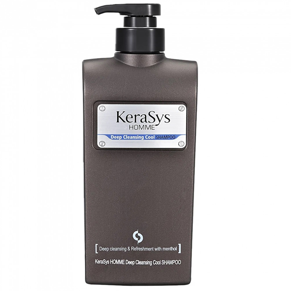 Kerasys Homme Deep Cleansing Cool Shampoo Мужской освежающий шампунь для волос