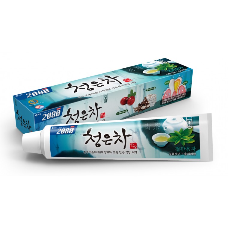 Aekyung Dental Clinic 2080 Cheong-en-cha Tie Guan Yin Tea Зубная паста ВОСТОЧНЫЙ ЧАЙ: Тигуанинь 