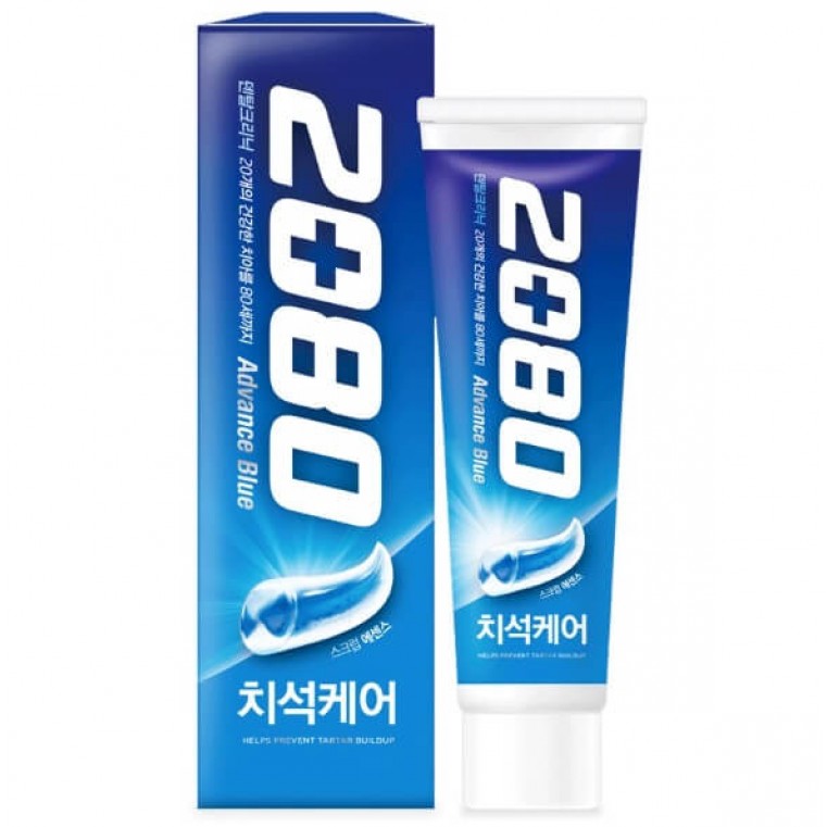 Aekyung Dental Clinic 2080 Advance Blue Tooth Paste Зубная паста Эдванс Защита от кариеса