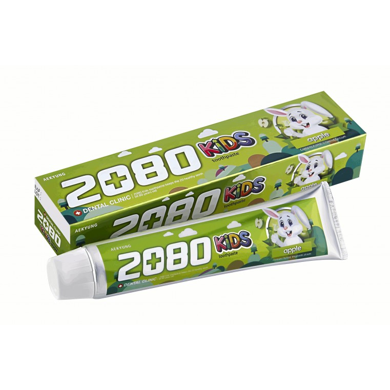 Aekyung DC 2080 Kids Apple Tooth paste Зубная паста DC 2080 ДЕТСКАЯ ЯБЛОЧНАЯ