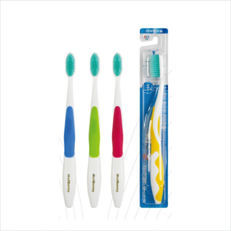 Wellbeing Jade Toothbrush Зубная щетка с наночастицами нефрита и сверхтонкой двойной щетиной