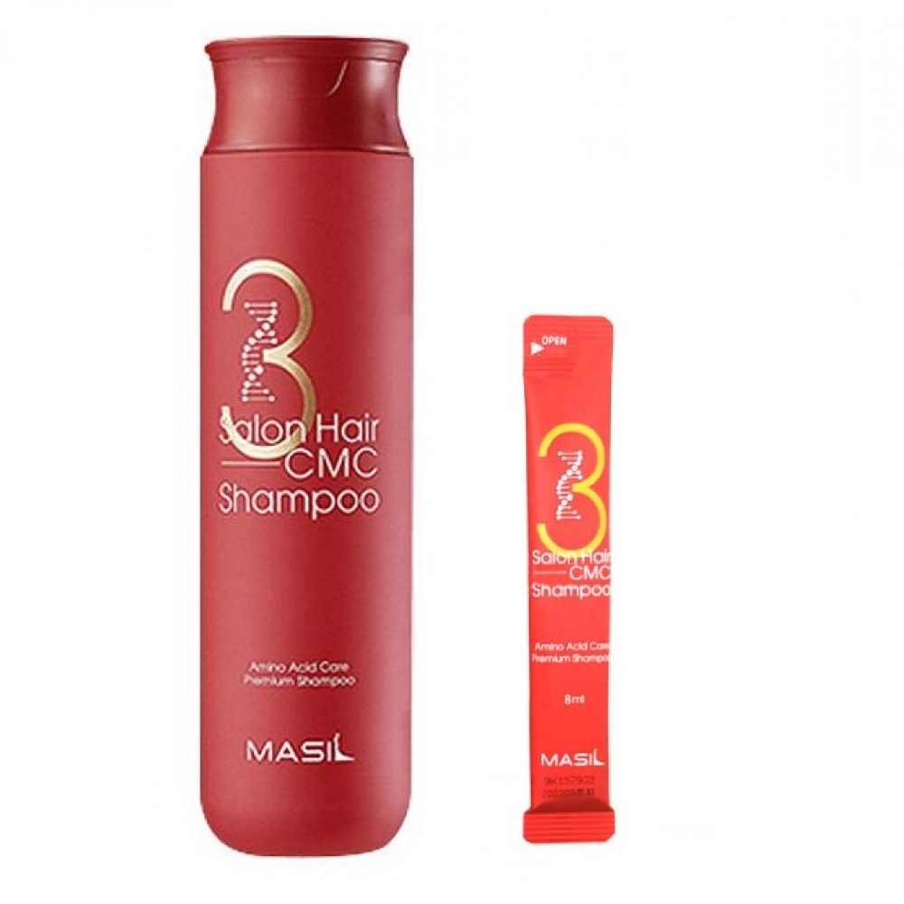 Masil 3 Salon Hair CMC Shampoo Восстанавливающий профессиональный шампунь с керамидами
