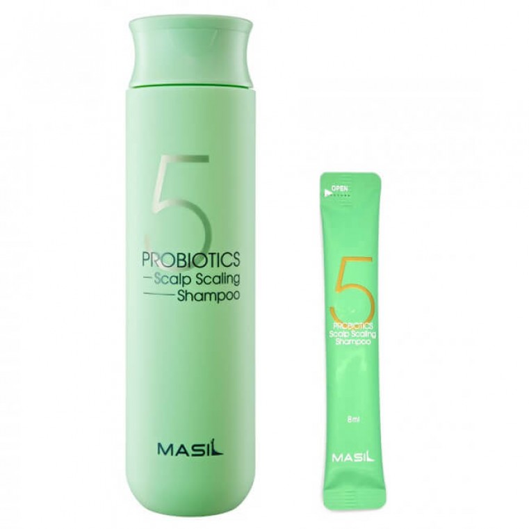 Masil 5 Probiotics Scalp Scaling Shampoo Глубокоочищающий шампунь с пробиотиками 