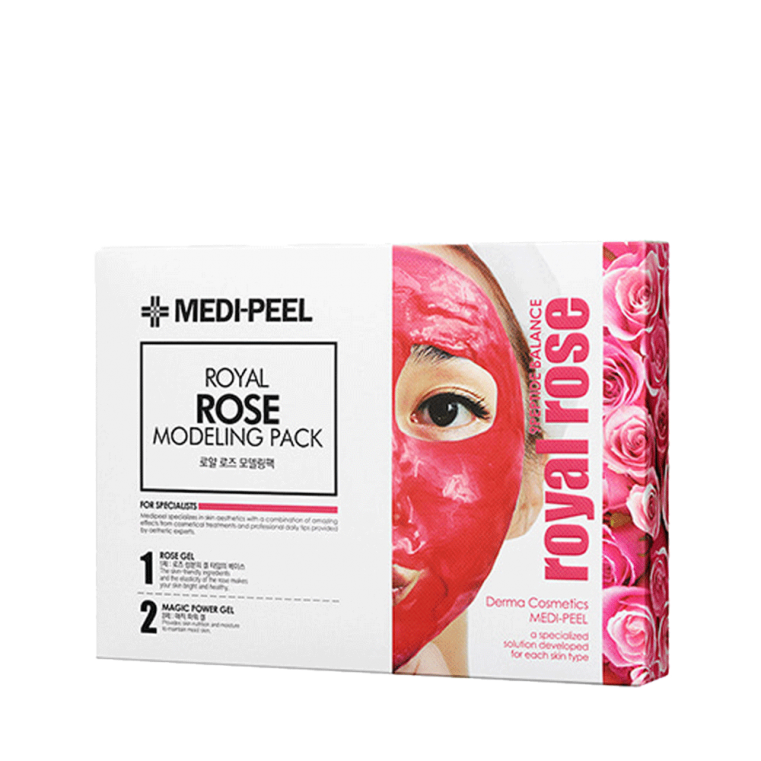 MEDI-PEEL  Royal Rose Modeling Pack Набор из 4 гелевых альгинатных масок с розой