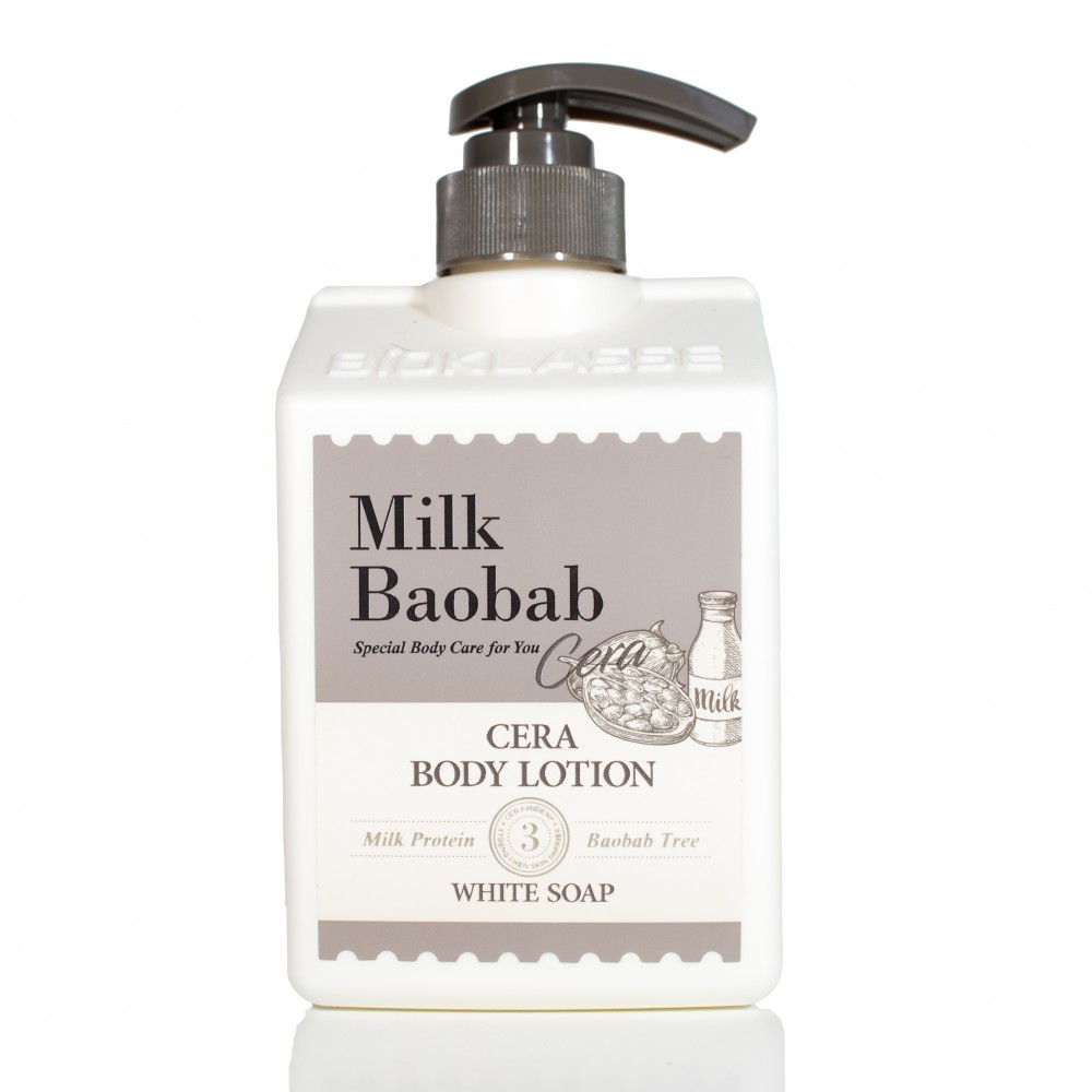 MILK BAOBAB Body Lotion White Soap Лосьон для тела с ароматом белого мыла, 600мл