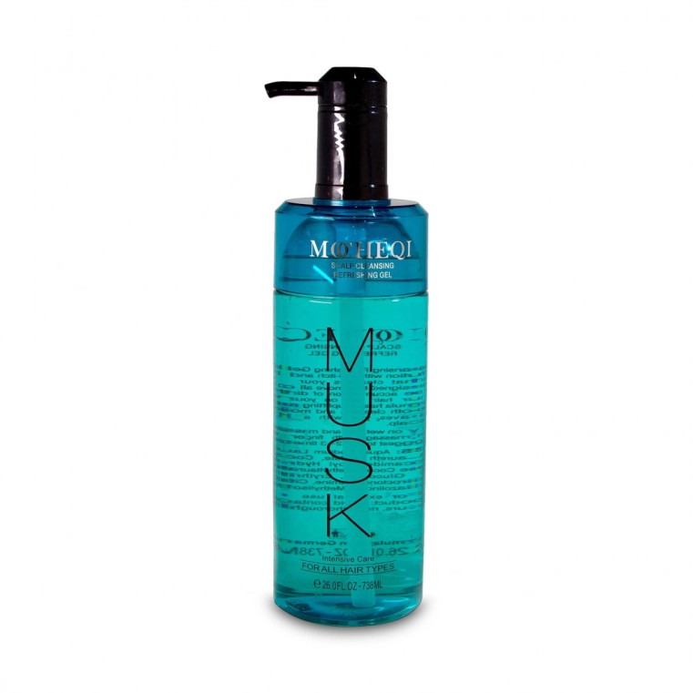 Mocheqi Musk Scalp Cleansing Refreshing Gel Гель-шампунь для глубокого очищения кожи головы 
