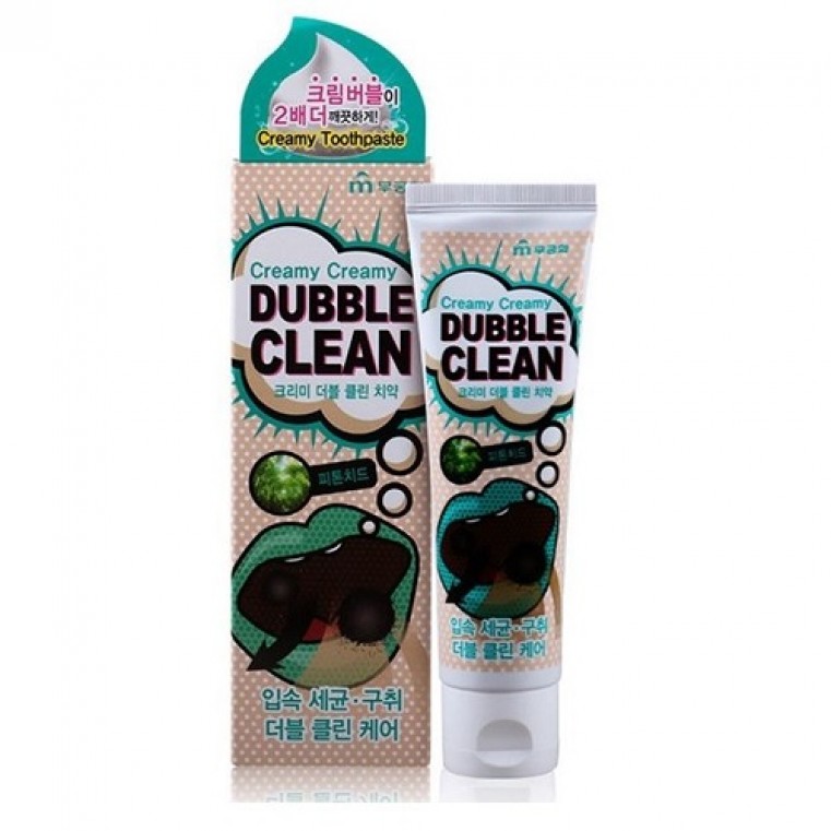 Mukunghwa Creamy Creamy Duble Clean Зубная паста кремовая с очищающими пузырьками и фитонцидами