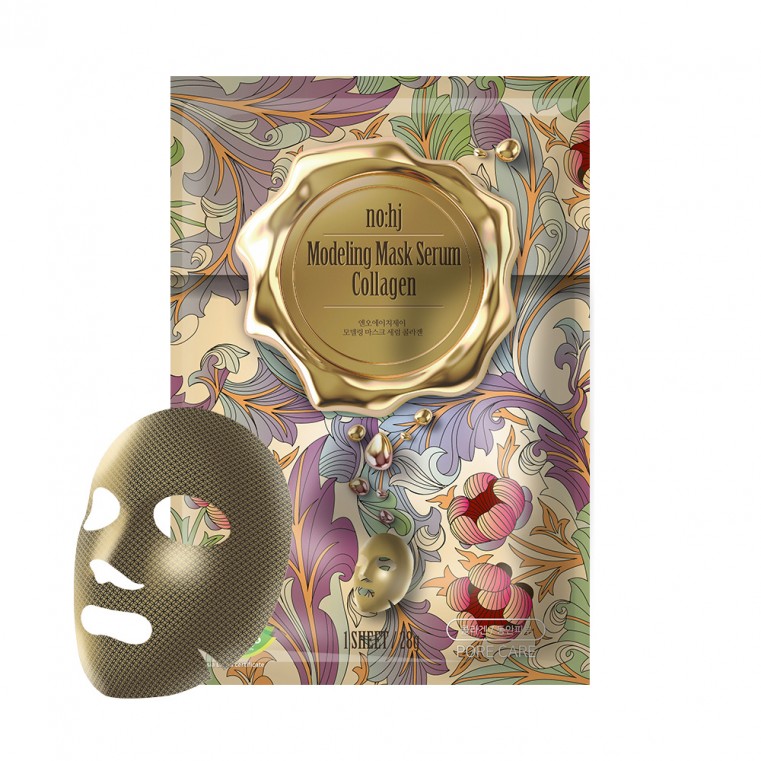 NO:HJ Golden Collagen Stamping Mask Маска тканевая с золотом и коллагеном