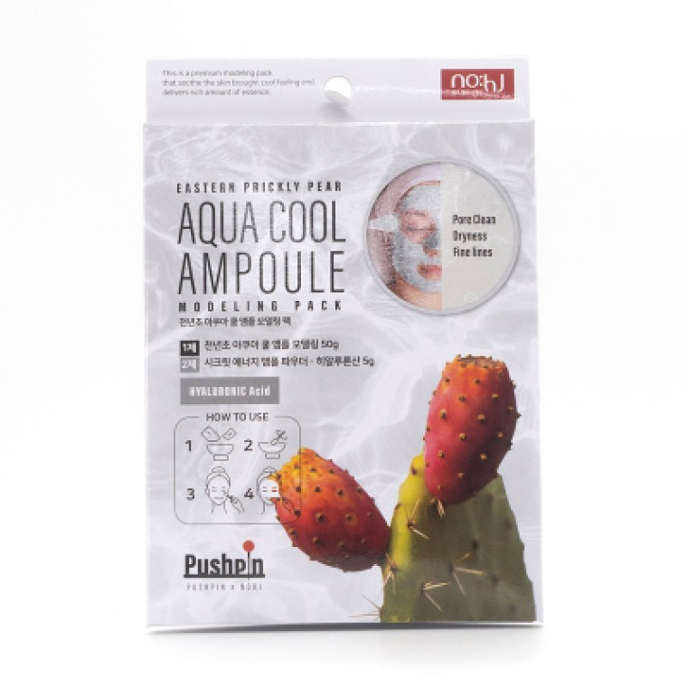 No:hJ Eastern Prickly Pear Aqua Cool Ampoule Modeling Pack Hyaluronic Acid Альгинатная маска с экстрактом кактуса и гиалуроновой кислотой