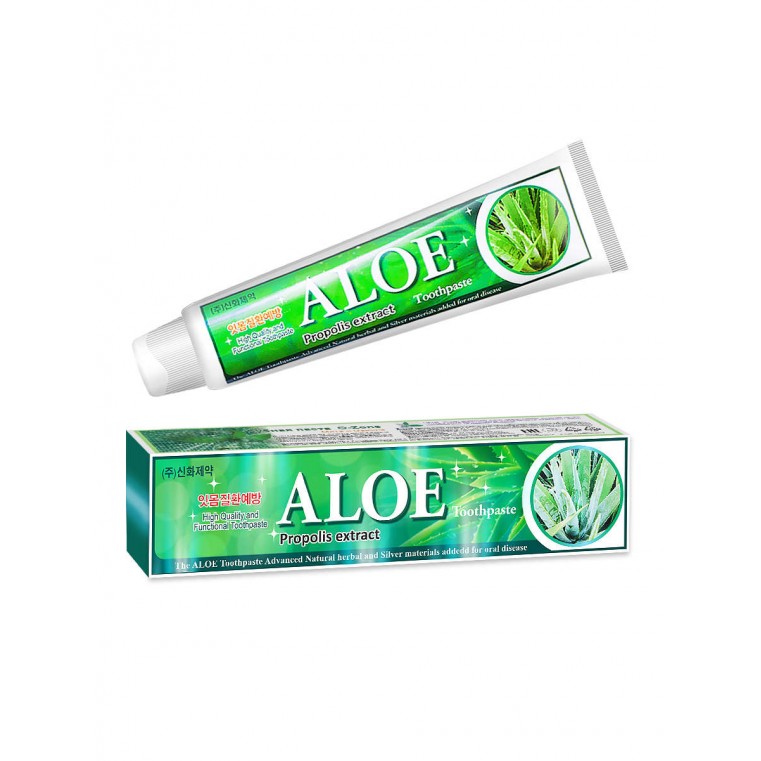 O-Zone Aloe Toothpaste Зубная паста защита десен с алоэ 