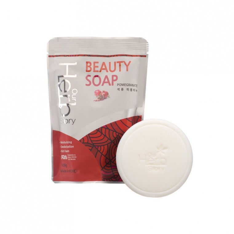 Our Herb Story Beauty Soap Pomegranate Мыло-пенка для умывания с гранатом