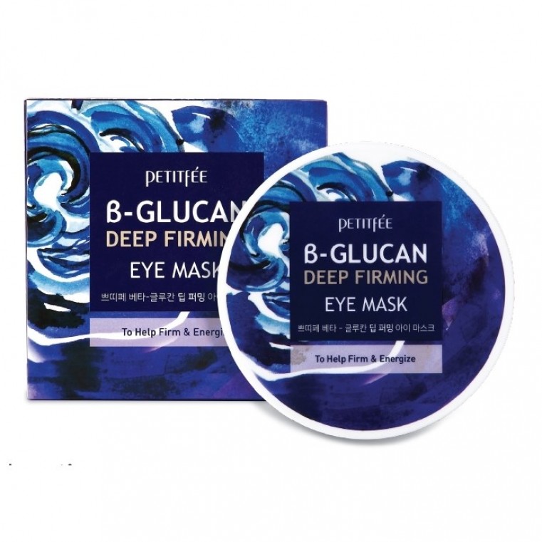 Petitfee B-Glucan Deep Firming Eye Mask Патчи для глаз с бета-глюканом супер укрепляющие