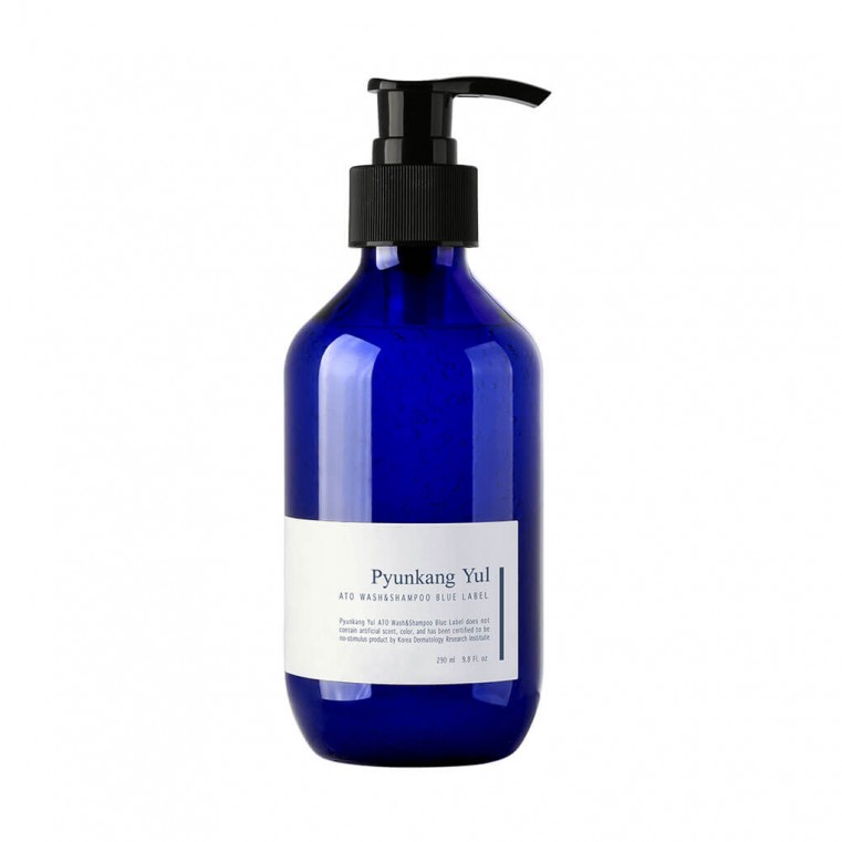 Pyunkang Yul ATO Wash & Shampoo Blue Label Шампунь и гель для душа 2-в-1 для чувствительной кожи 