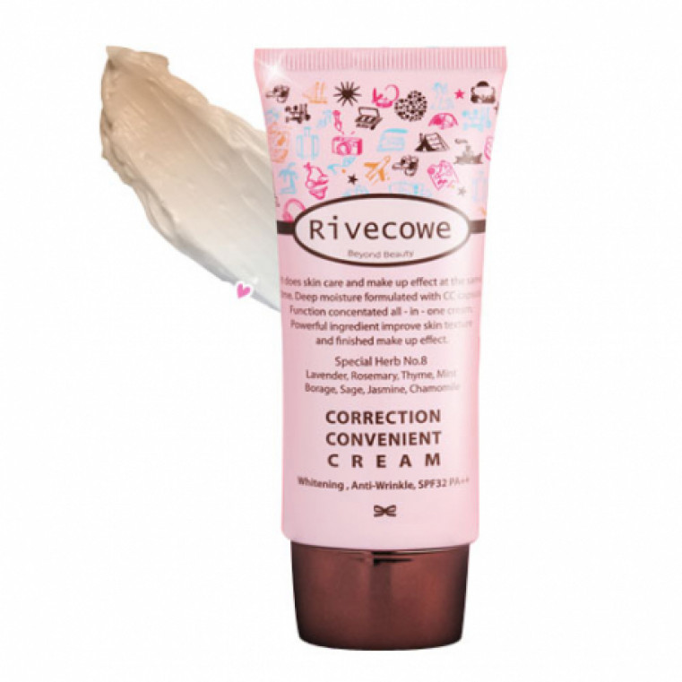 RIVECOWE Beyond Beauty Correction Convenient Cream Корректирующий СС крем SPF 43 РА+++