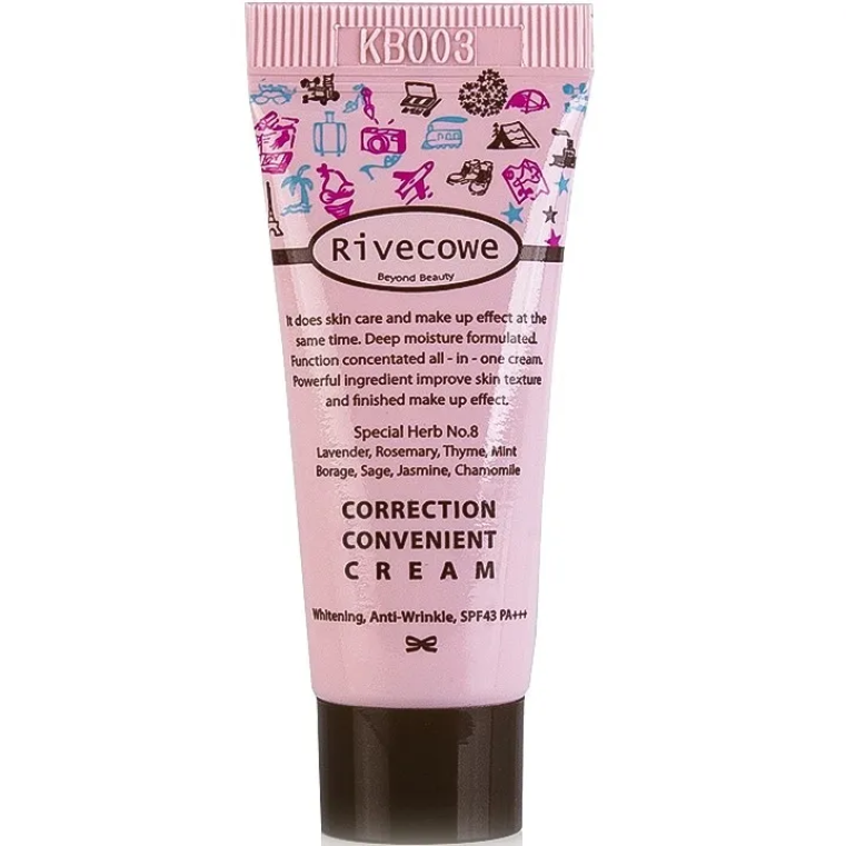 RIVECOWE Beyond Beauty Correction Convenient Cream Корректирующий СС крем SPF 43 РА+++, 5мл