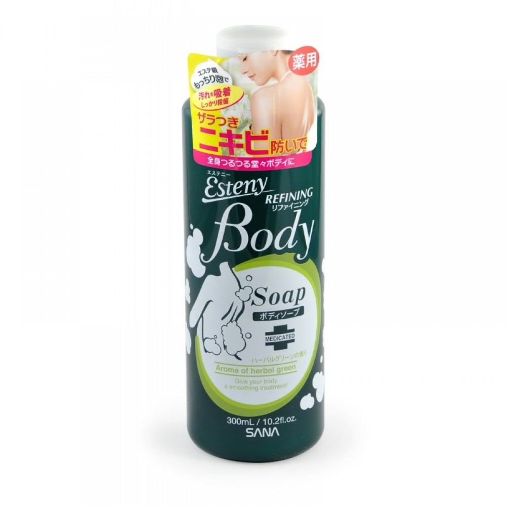 Sana Body Refining Shampoo Шампунь для проблемной кожи тела, с ароматом свежих трав