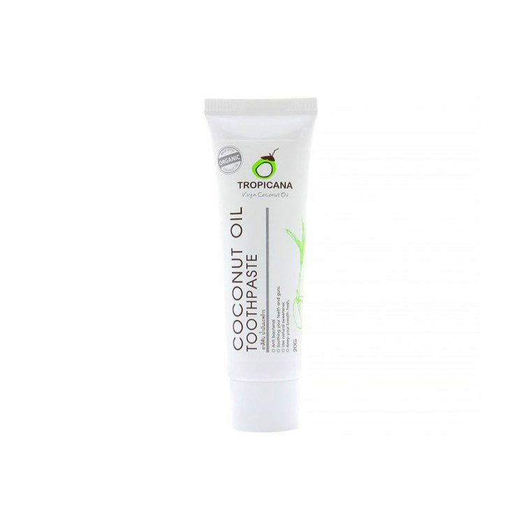 Tropicana Coconut Oil Toothpaste Зубная паста на основе органического кокосового масла
