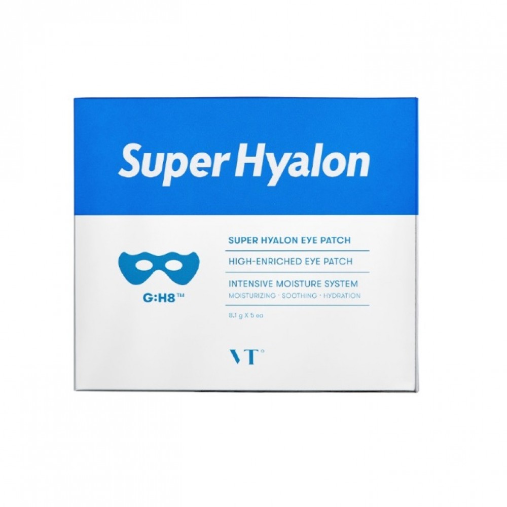 VT Cosmetics Super Hyalon Eye Patch Гиалуроновые гидрогелевые патчи для глаз
