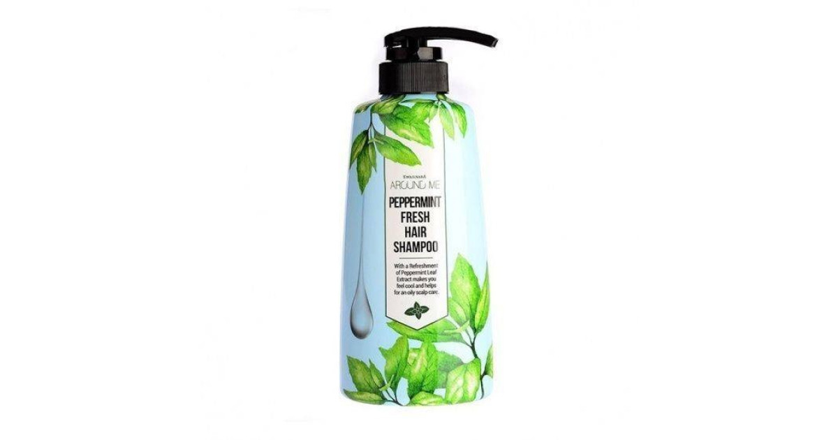 Welcos Around Me Peppermint Hair Shampoo Шампунь для волос с экстрактом ...