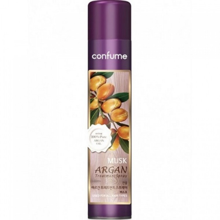 Welcos Confume Argan Treatment Spray Musk Лак для волос с мускусом 