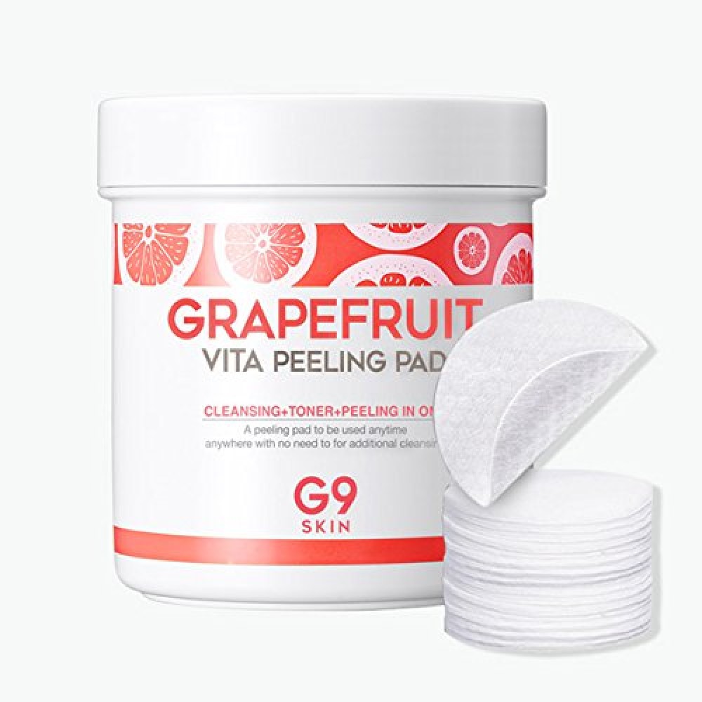 G9 Skin Grapefruit Vita Peeling Pad Диски ватные с экстрактом грейпфрута для пилинга
