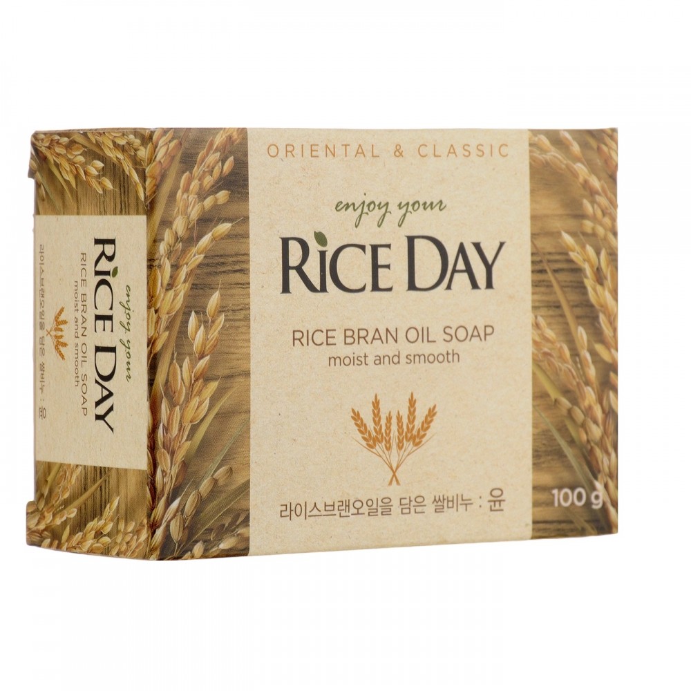 CJ LION Rice Day Rice Bran Oil Soap Туалетное мыло для рук и тела с маслом рисовых отрубей