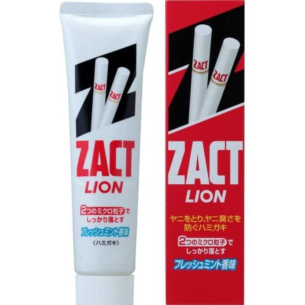 Lion Zact Зубная паста для устранения никотинового налёта и запаха табака