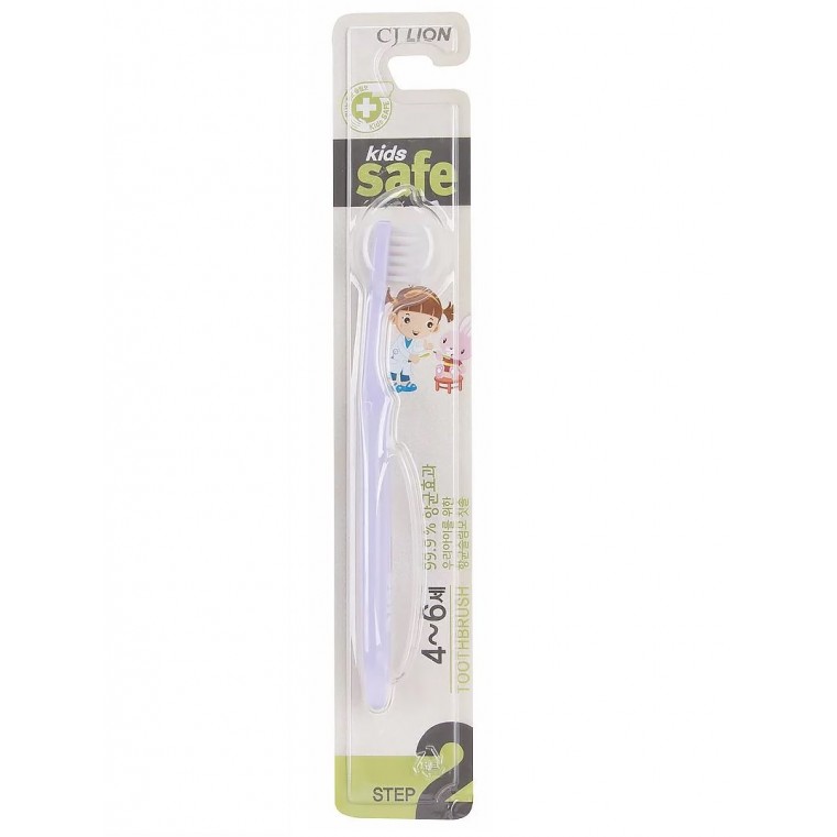 Kids Safe с нано-серебряным покрытием №2 (от 4 до 6 лет) Зубная щетка детская