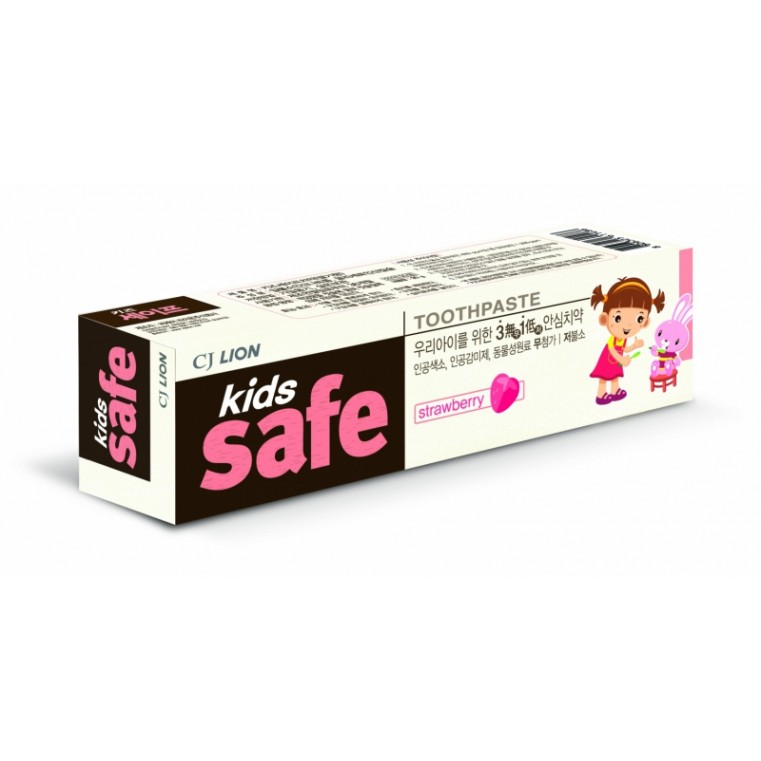 Kids Safe Toothpaste Strawberry Детская зубная паста Клубника