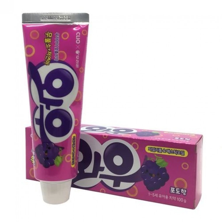 Clio Wow Grape Taste Toothpaste Детская зубная паста виноград