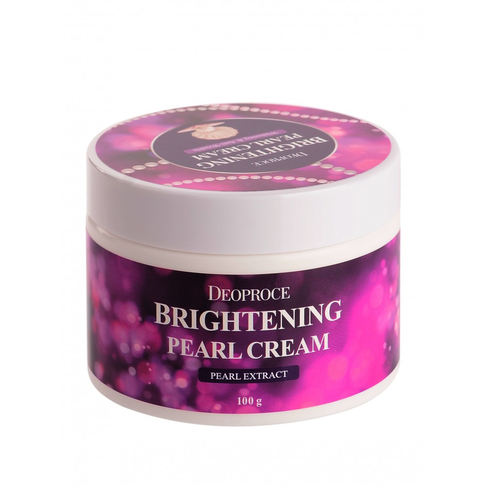 DEOPROCE Moisture Brightening Pearl Cream Увлажняющий крем с жемчугом для сияния кожи