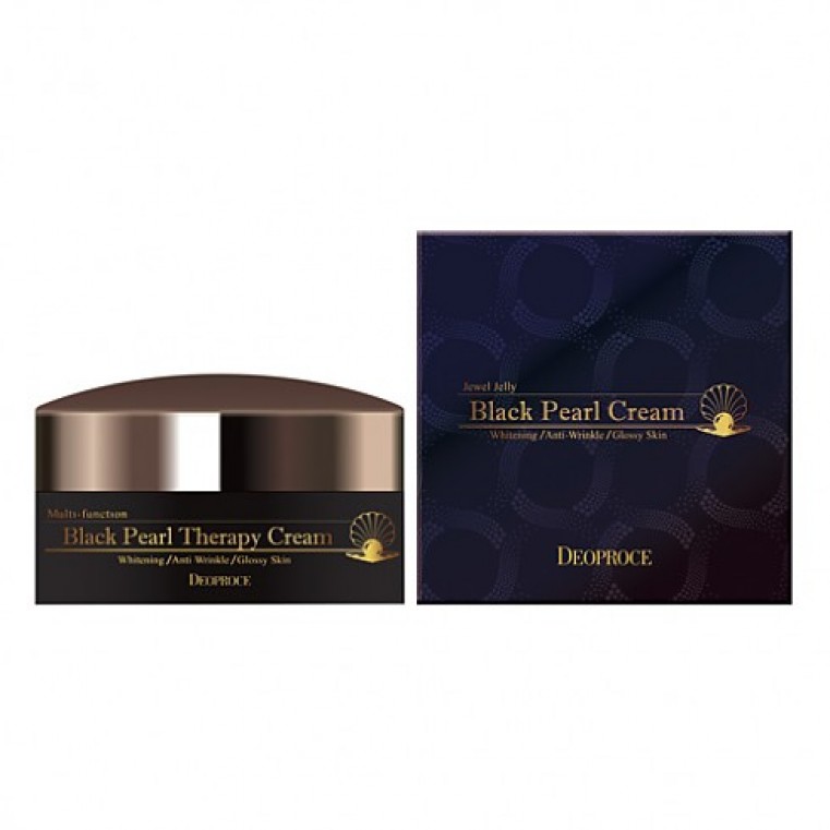 Deoproce Black Pearl Therapy Cream Крем для лица с черным жемчугом антивозрастной