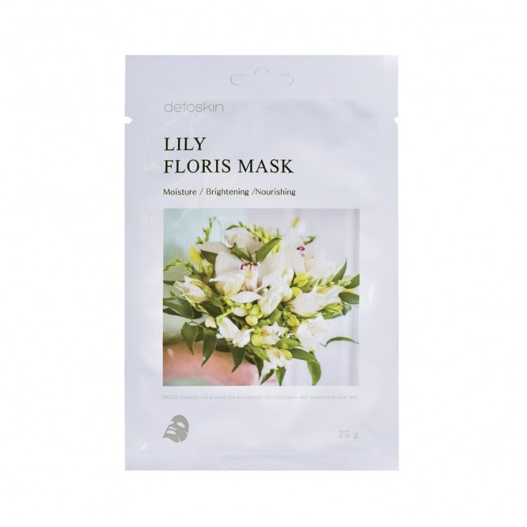 detoskin Lily Floris Mask Тканевая маска цветочная с экстрактом лилии