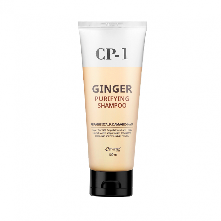 Esthetic House CP-1 Ginger Purifying Shampoo Шампунь для поврежденных волос с экстрактом имбиря и мёда, 100мл