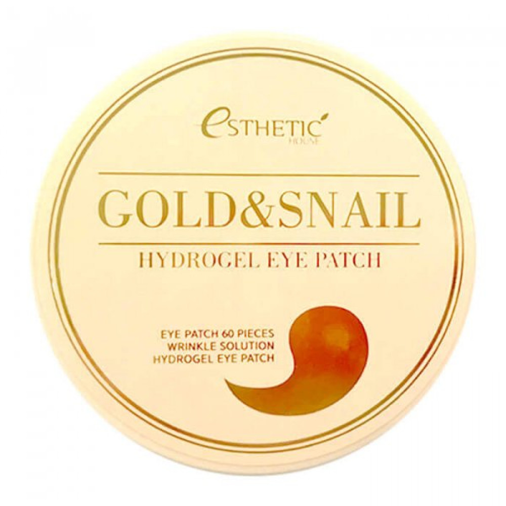 ESTHETIC HOUSE Gold & Snail Hydrogel Eye Patch Патчи гидрогелевые с золотом и муцином улитки
