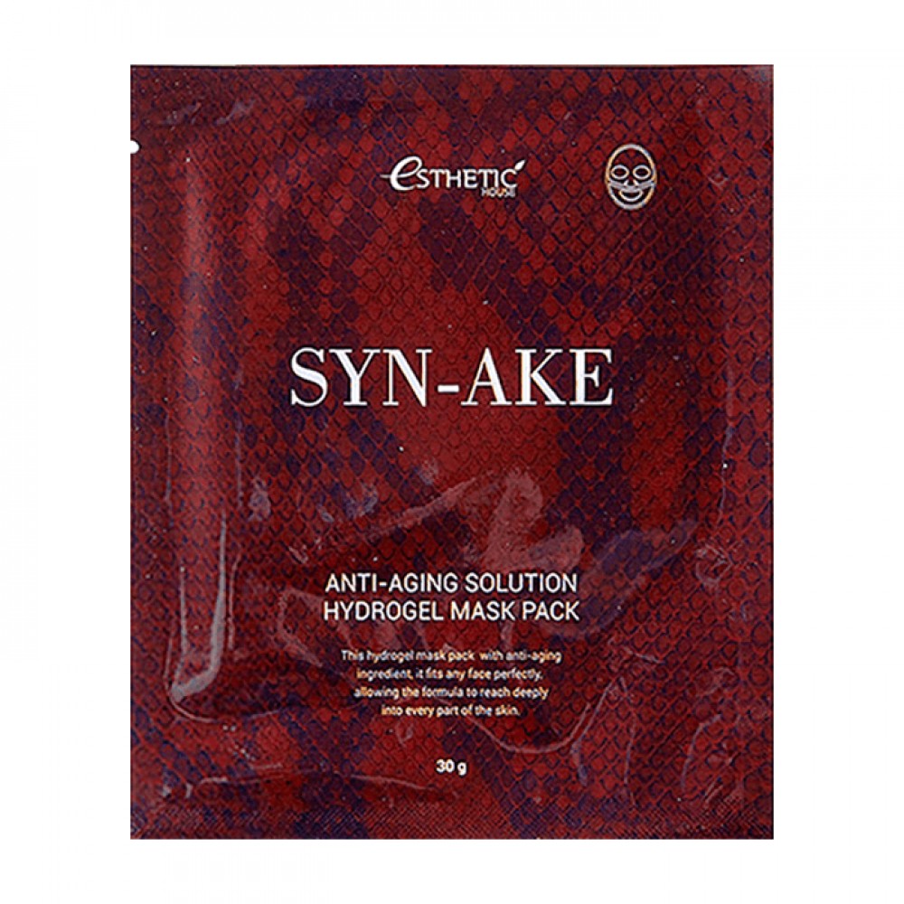 Esthetic House Syn-Ake Anti-Aging Solution Hydrogel Mask Pack Маска гидрогелевая с пептидами